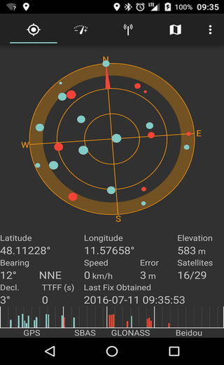 SatStat screenshot