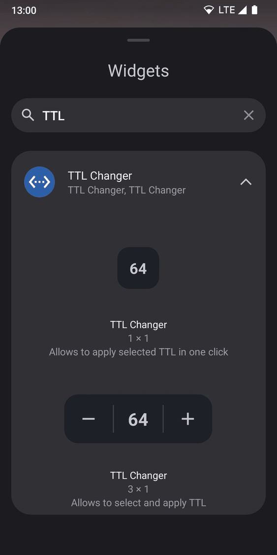 TTL Changer screenshot