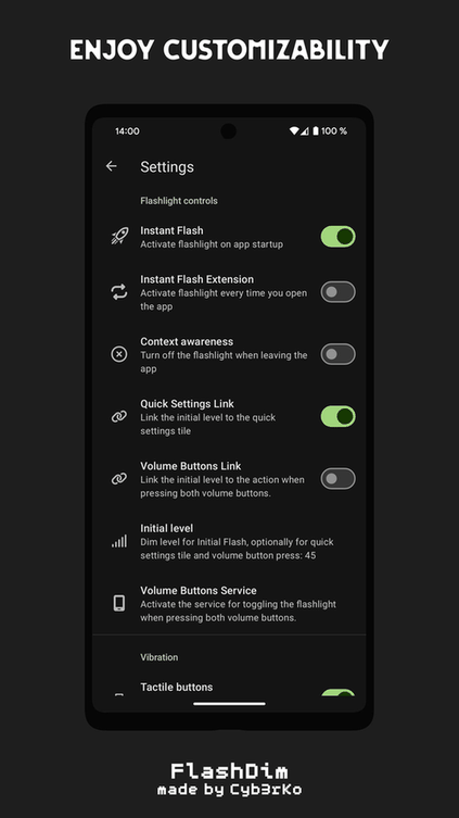FlashDim screenshot