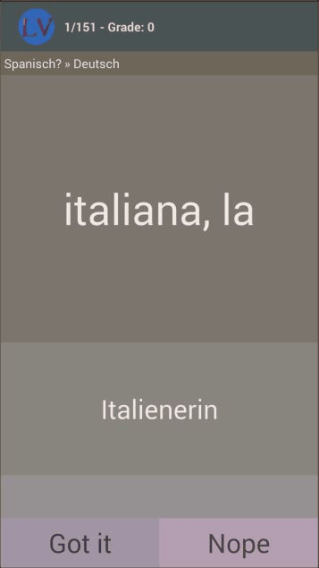 Libero Vocab screenshot