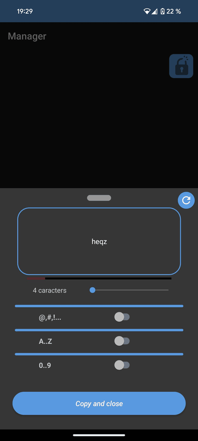 NowiPass screenshot