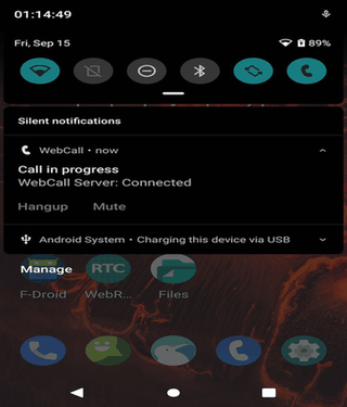 WebCall screenshot