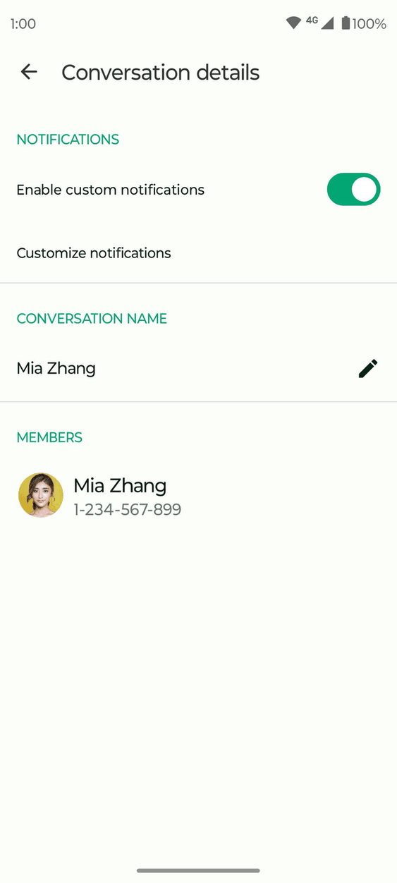 Fossify SMS Messenger screenshot