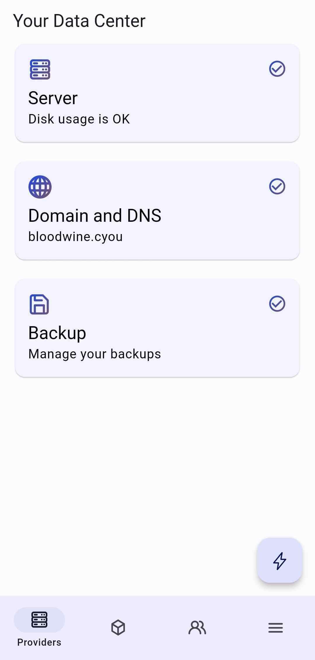 SelfPrivacy screenshot