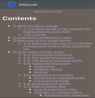 Libero Vocab screenshot