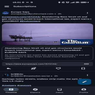 Raccoon for Friendica screenshot