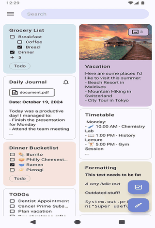 NotallyX screenshot