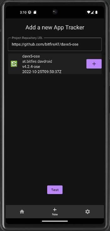 OSS Tracker screenshot