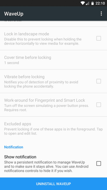 WaveUp screenshot
