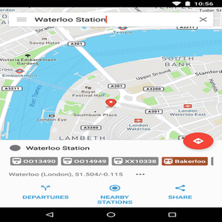 Transportr screenshot