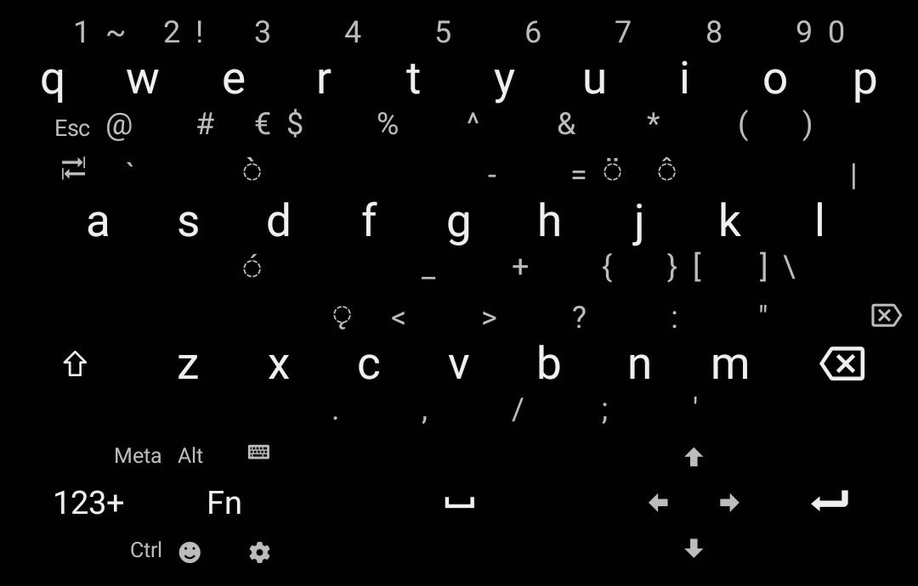 Unexpected Keyboard screenshot