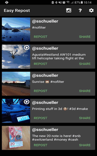Easy Repost and Downloader for Instagram screenshot