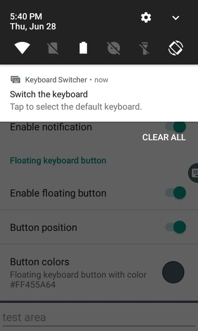 Keyboard Switcher screenshot