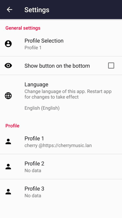 Cherry screenshot