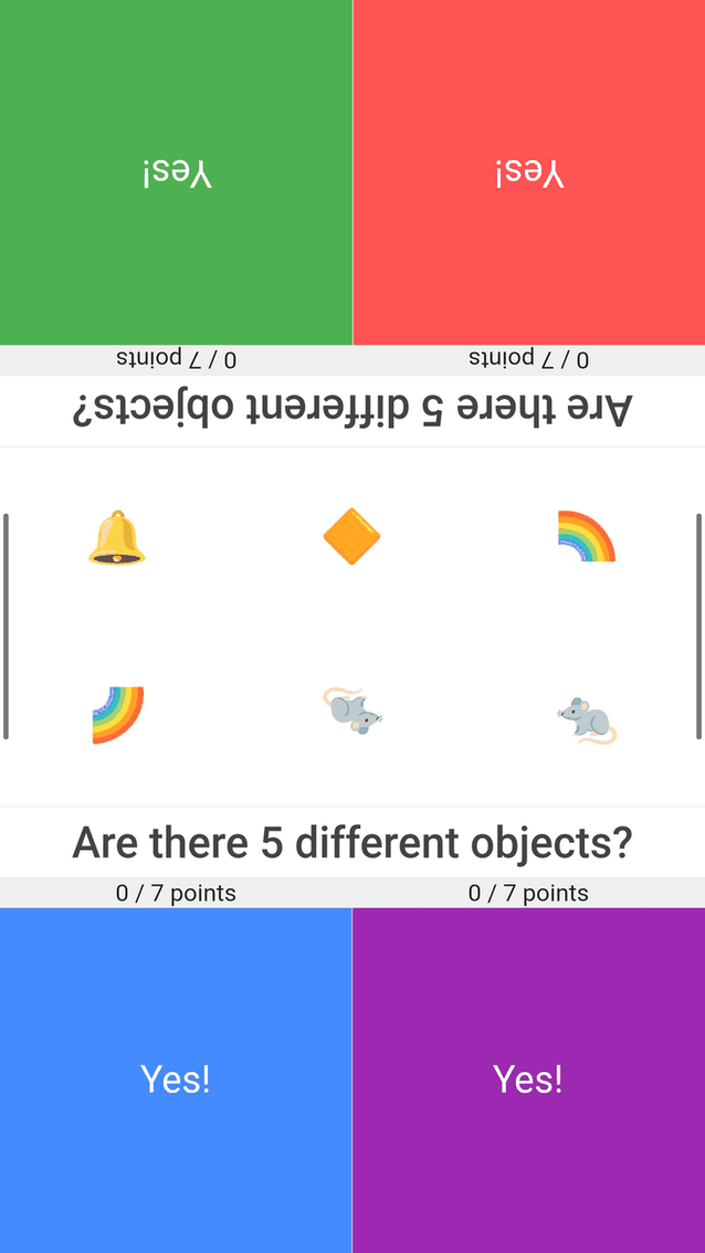 Quinb: 4 players reaction game screenshot