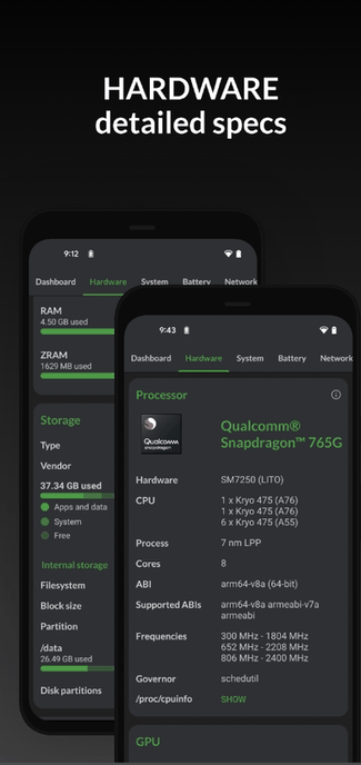 DevCheck screenshot