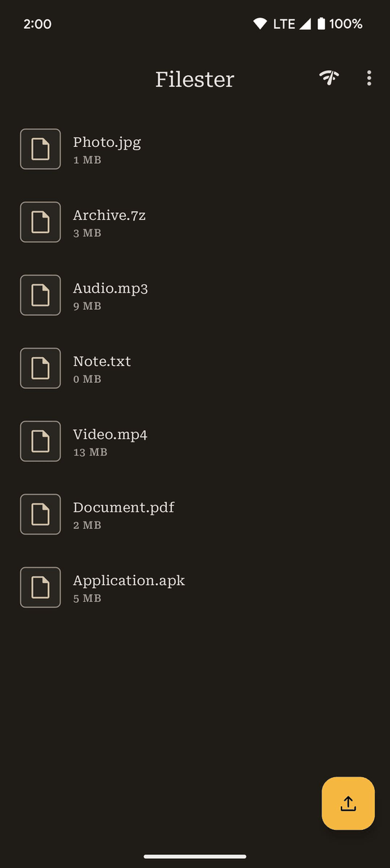 Filester screenshot
