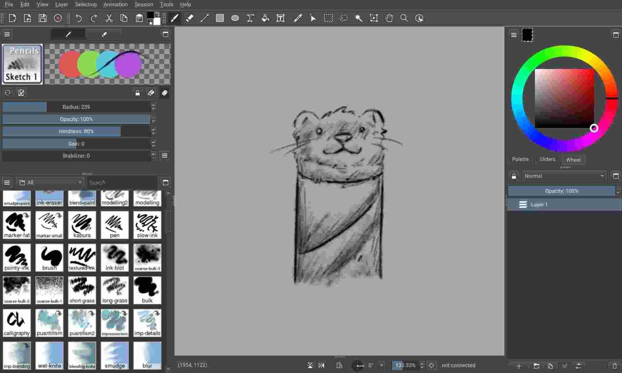 Drawpile screenshot
