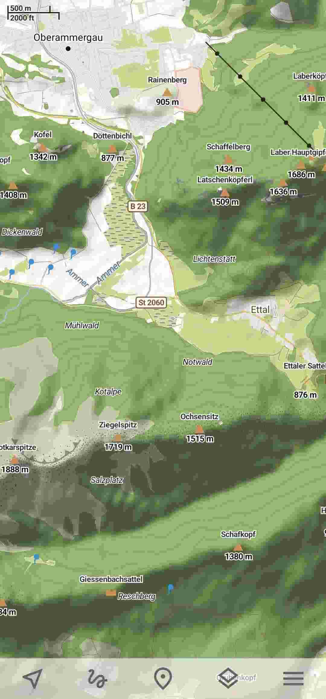 Trekarta screenshot