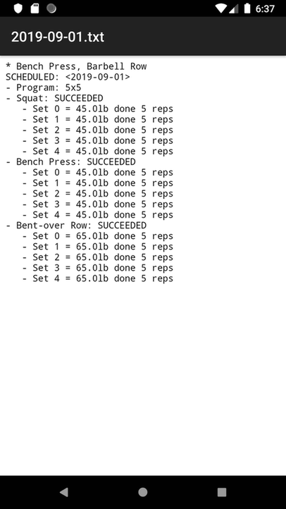 Lift screenshot