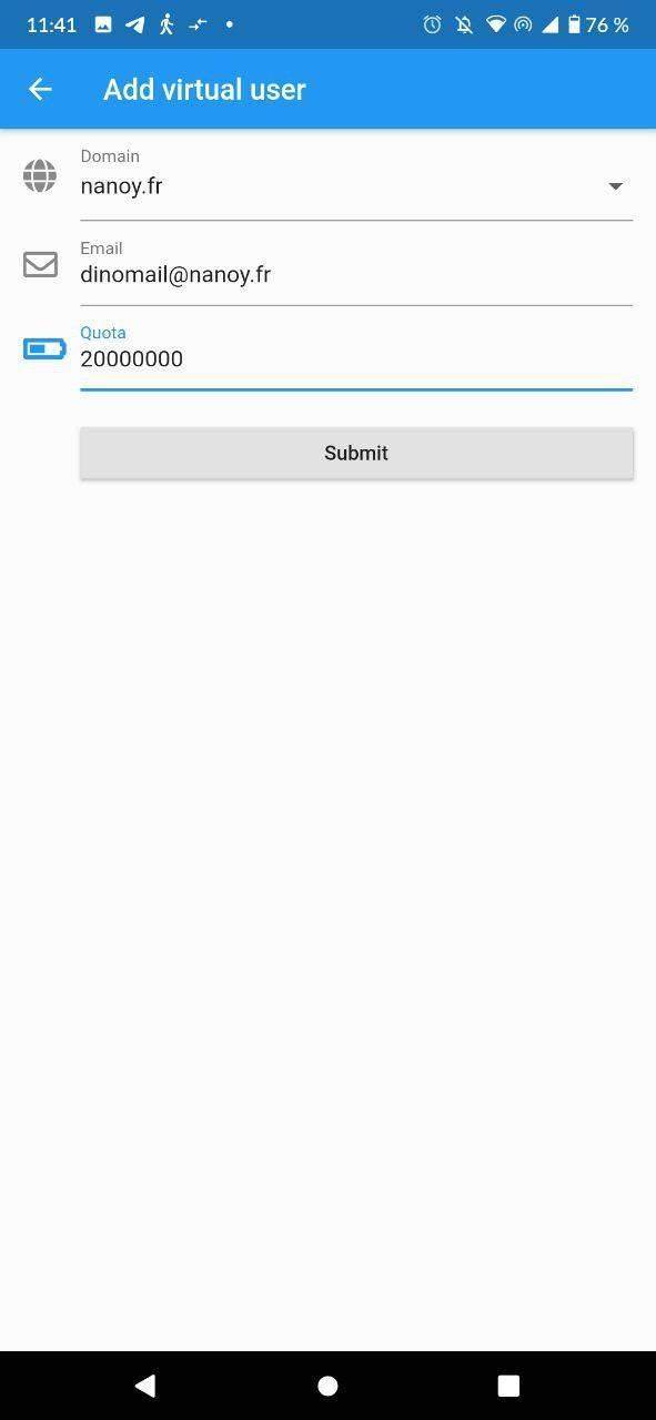 Dinomail screenshot