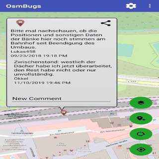 OSMBugs screenshot
