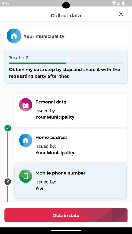 Yivi screenshot