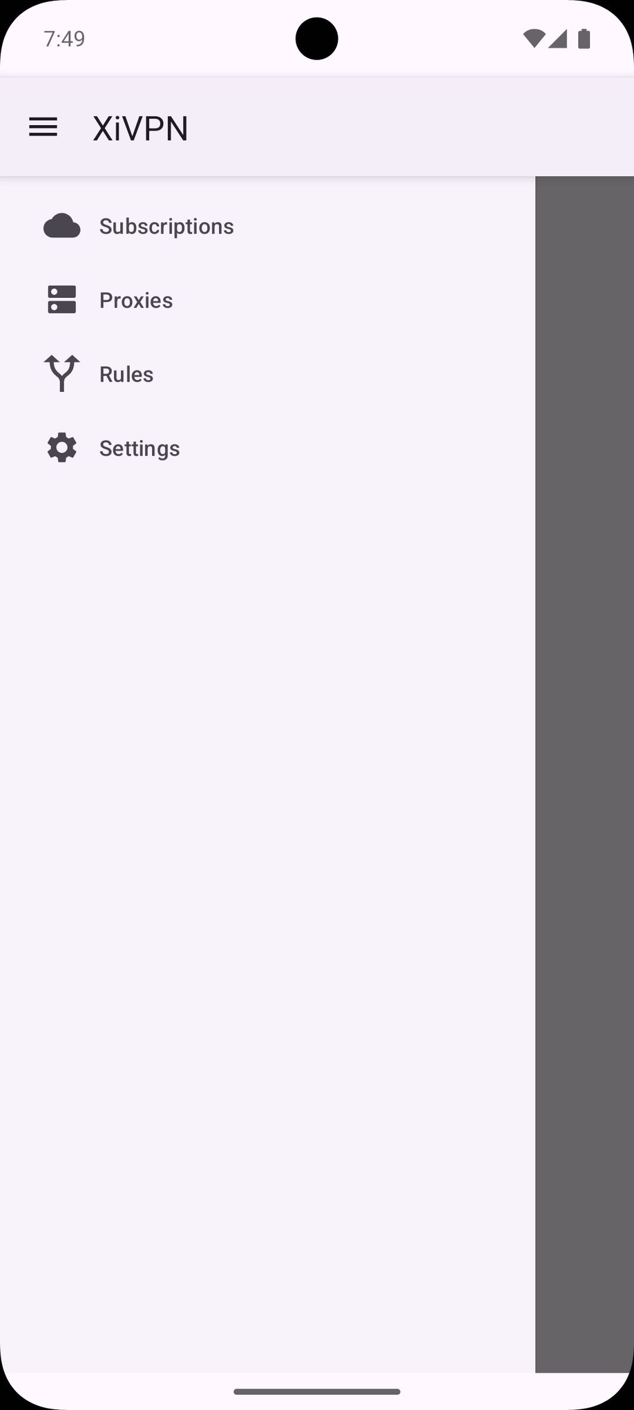 XiVPN screenshot