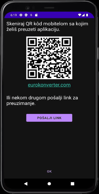 Euro konverter screenshot