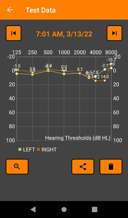 hEARtest screenshot