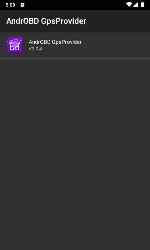 AndrOBD GpsProvider screenshot