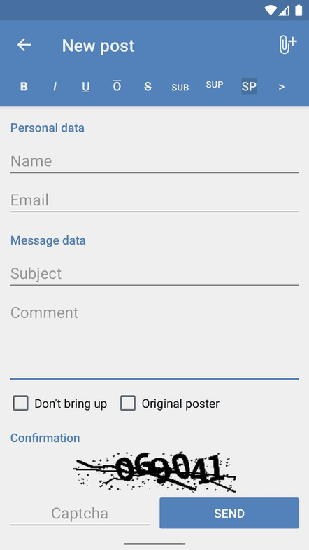 Dashchan screenshot