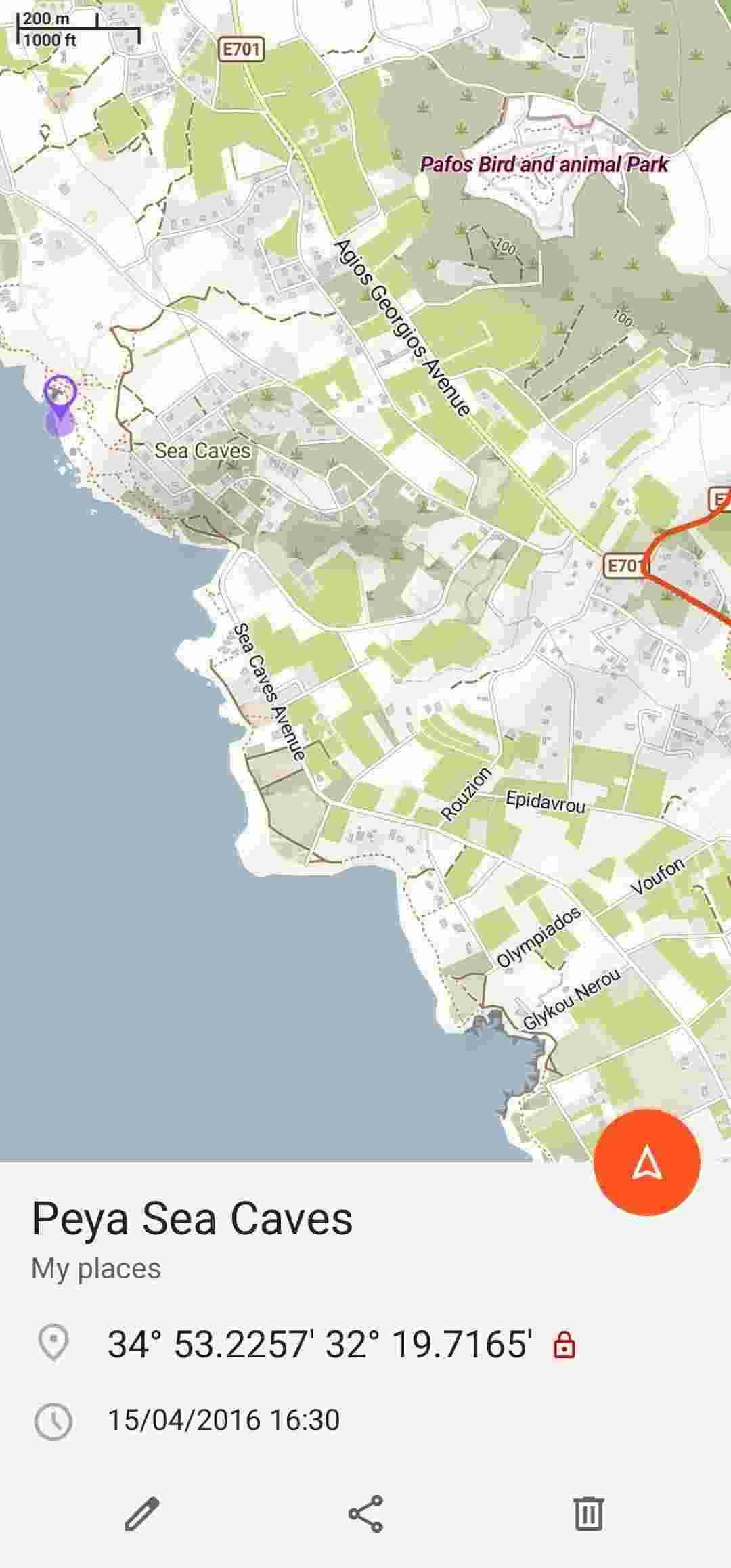 Trekarta screenshot