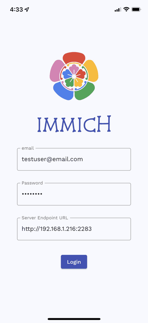 Immich screenshot
