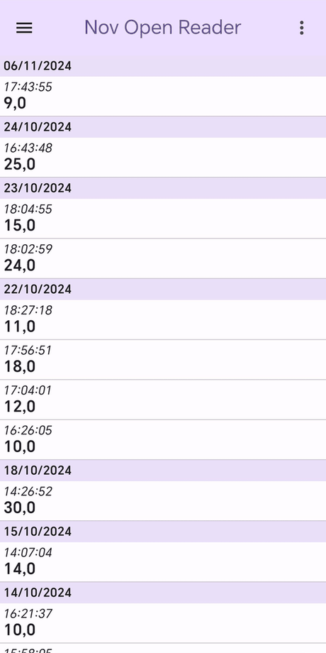 Nov Open Reader screenshot