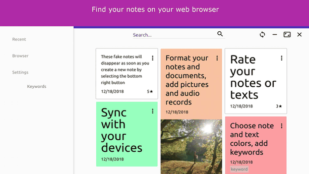 Carnet screenshot