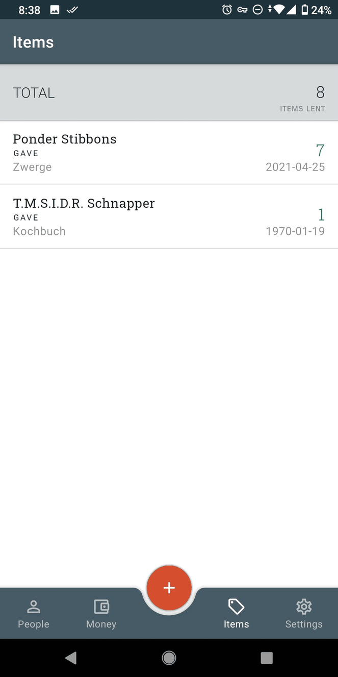 Debitum screenshot