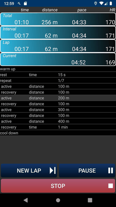 RunnerUp screenshot