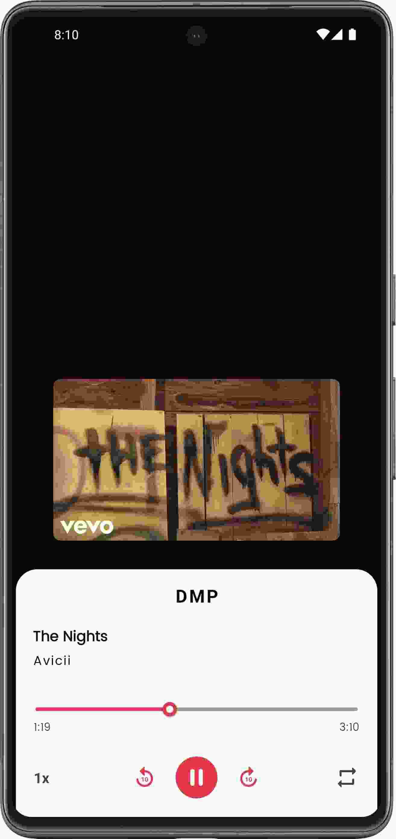 DialogMusicPlayer screenshot