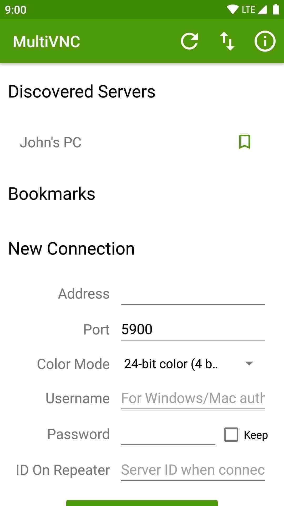 MultiVNC screenshot