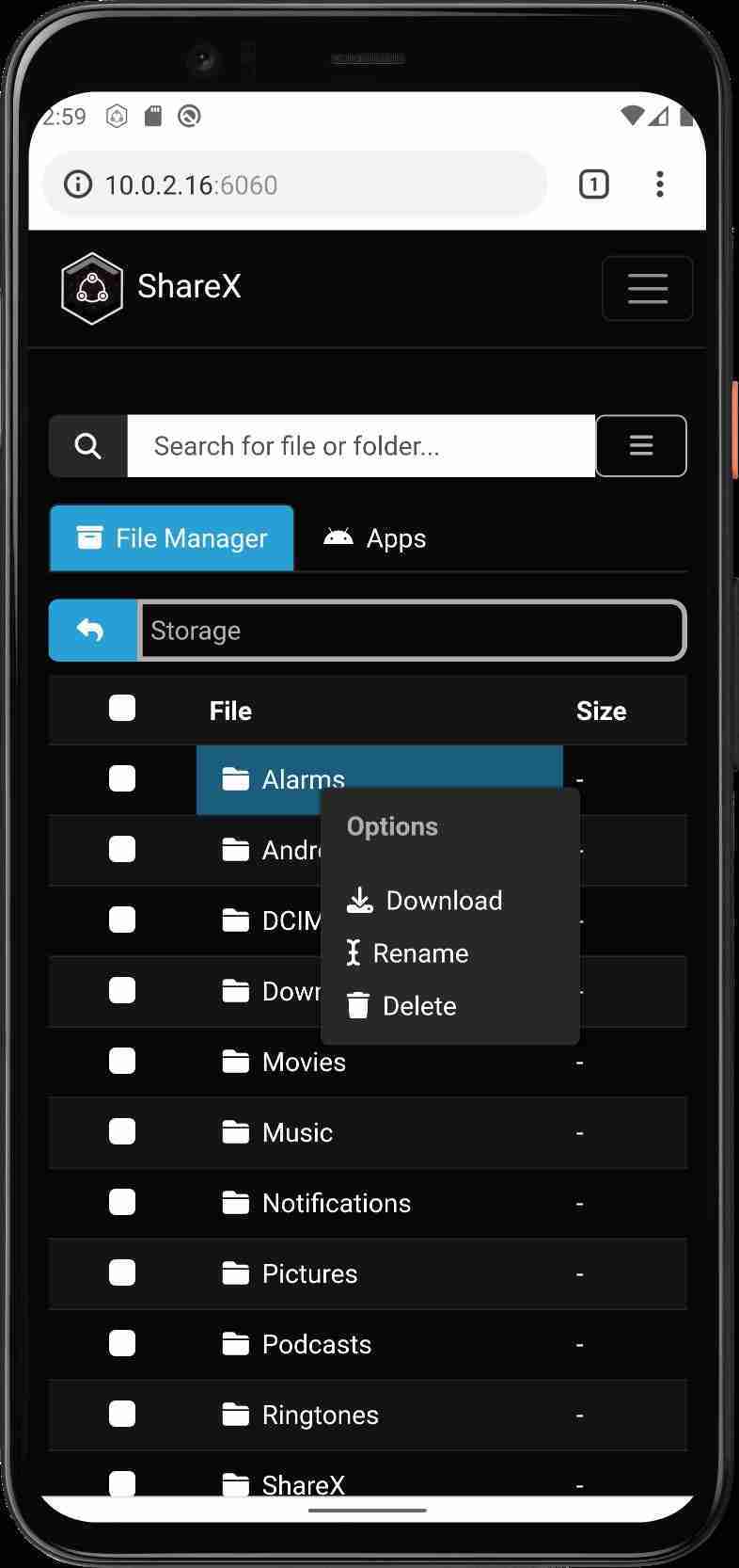 ShareX screenshot