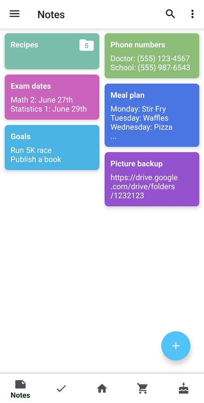 PocketPlan screenshot