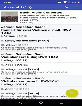 Opus 1 Music Player screenshot