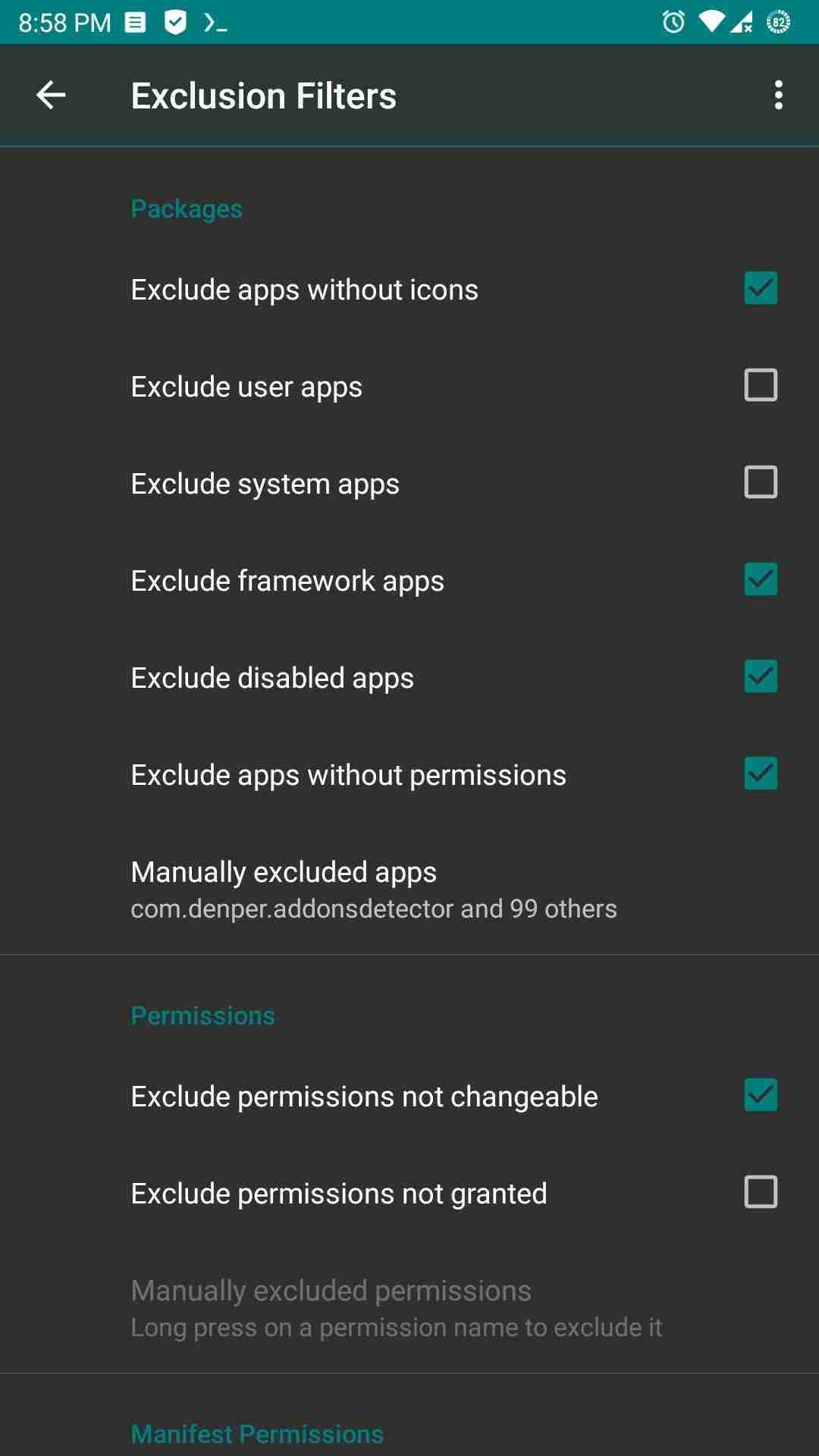 Permission Manager X screenshot