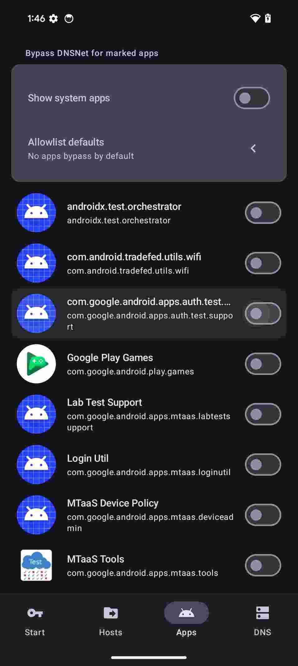 DNSNet screenshot