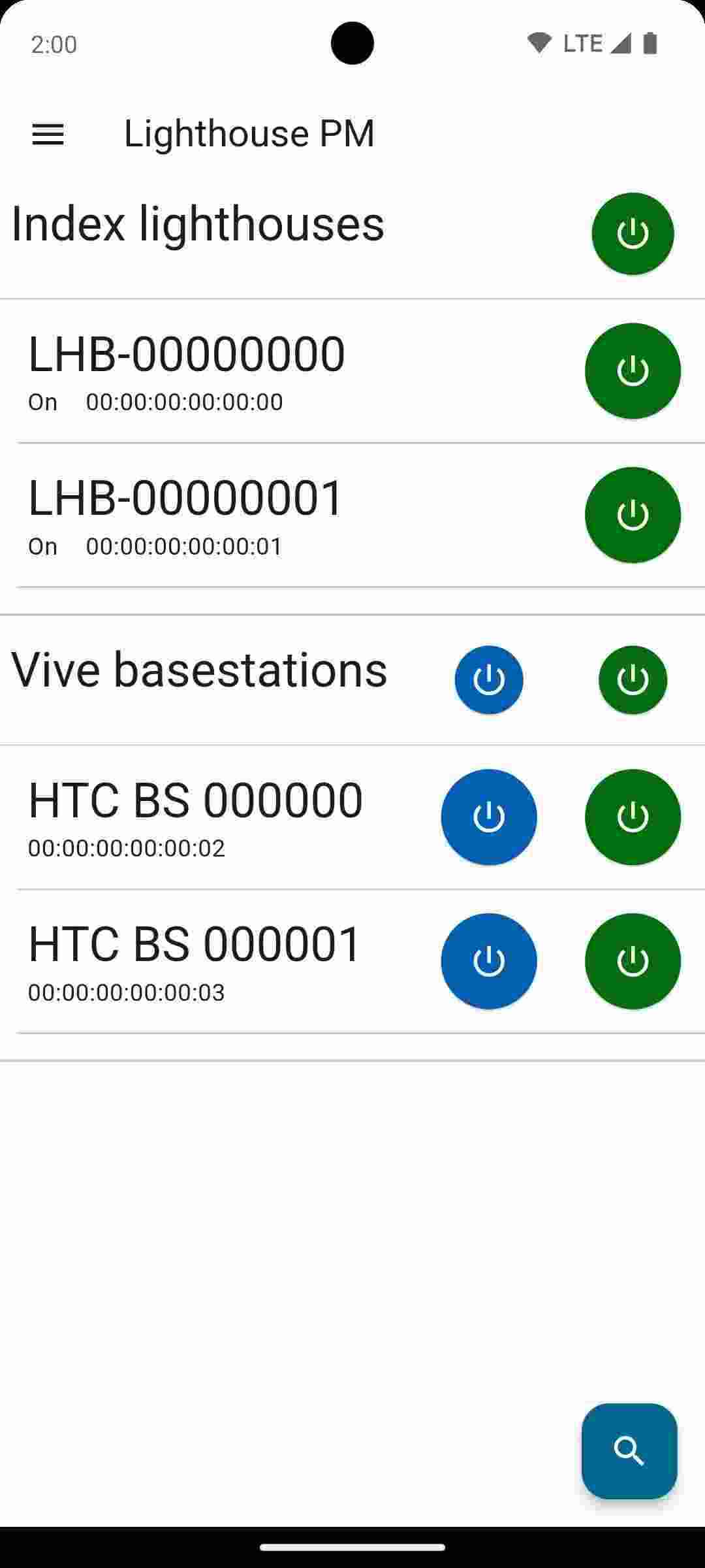 Lighthouse Power Management screenshot