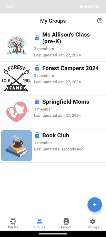 Circles screenshot