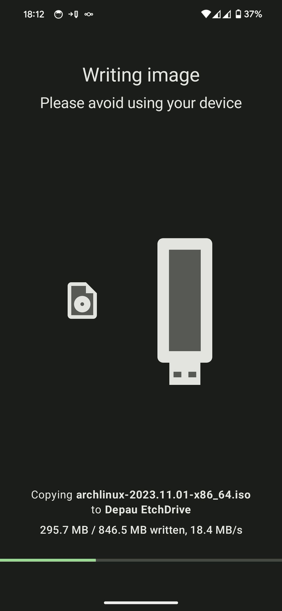 EtchDroid ISO to USB Writer screenshot