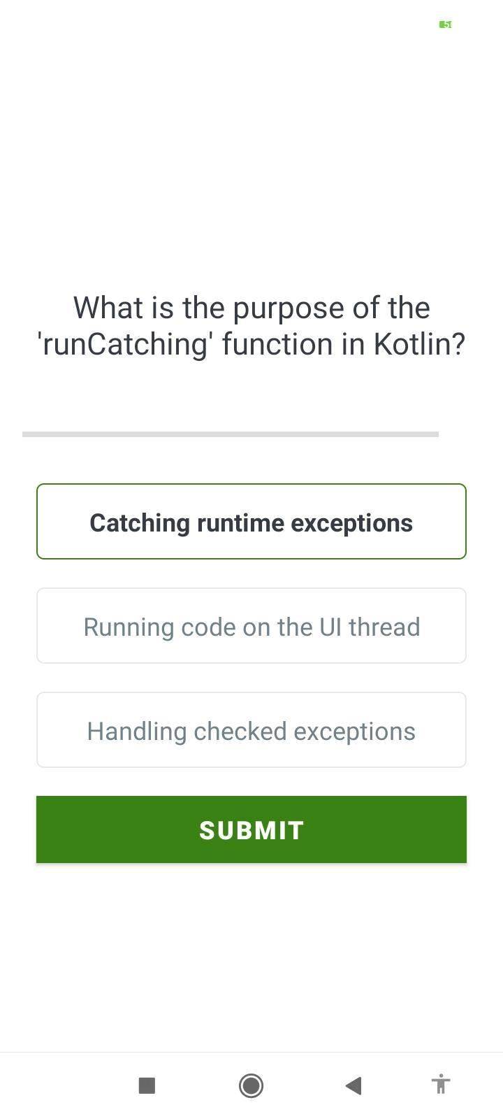 Kotlin Quiz screenshot