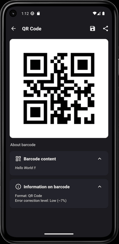 Barcode Scanner screenshot
